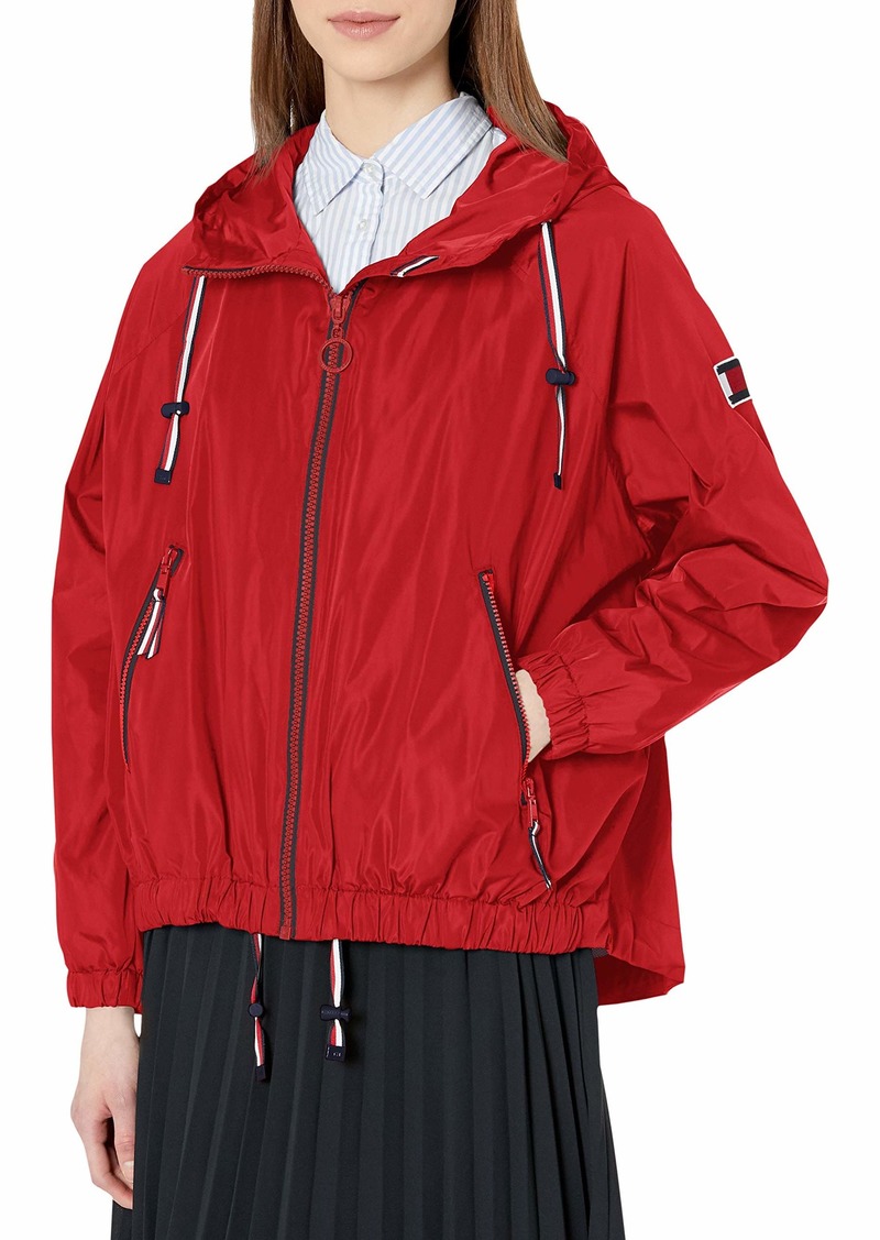 Tommy Hilfiger Women's Iconic Sporty Hooded Windbreaker