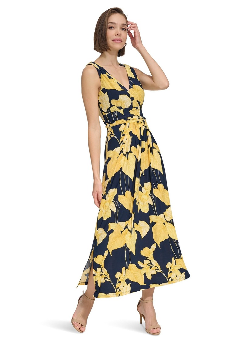 Tommy Hilfiger Womens Tropical Maxi Dress