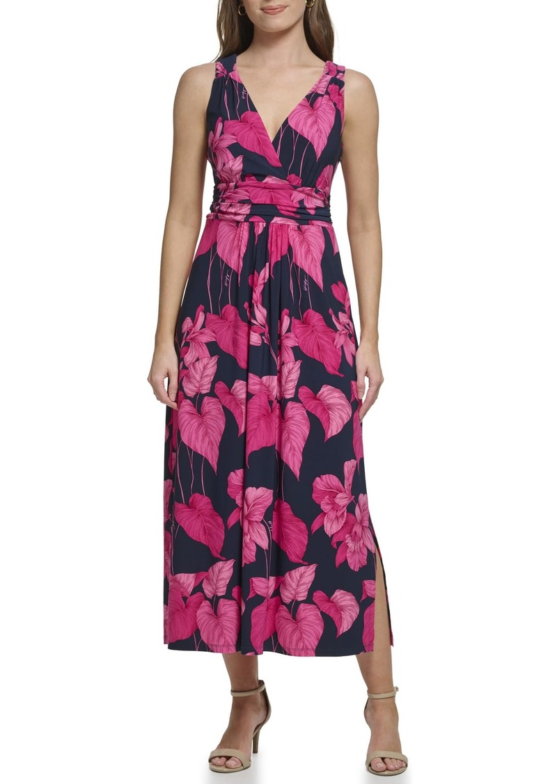 Tommy Hilfiger Womens Tropical Maxi Dress