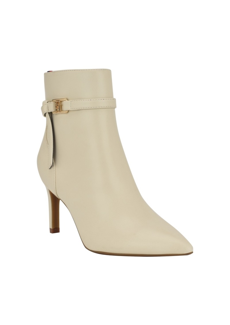 Tommy Hilfiger Women's Jorine Pointed Toe Dress Booties - Ivory