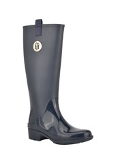 Tommy Hilfiger Women's Karissa Pull On Rain Boots - Black