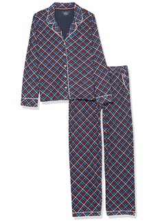 Tommy Hilfiger womens Long Sleeve Girlfriend Sleep Pj Pajama Set   US