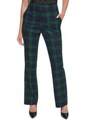 Tommy Hilfiger Women's Mid-Rise Bootcut Trousers - Midnight Multi