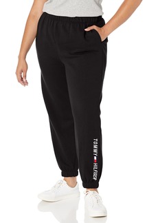 Tommy Hilfiger Women's Performance Full Length Cinched Ankle Sweatpant  XL