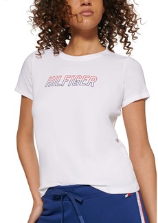 Tommy Hilfiger Women's Performance Graphic Embroidered T-Shirt