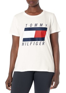 Tommy Hilfiger Women's Performance Cotton T-Shirt – Lightweight Graphic Tees