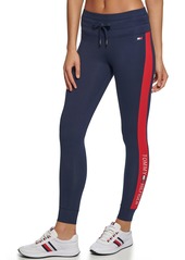 Tommy Hilfiger Women's Performance High Rise Flag Blocked Legging  M