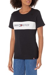 Tommy Hilfiger Women's Performance Printed Logo T-Shirt