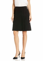 Tommy Hilfiger Women's Pleat Front Skirt with Buckle