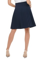 Tommy Hilfiger Women's Pleated Skirt - Midnight