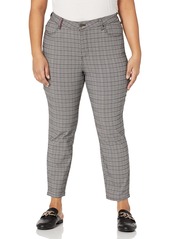 Tommy Hilfiger Women's Plus Casual Stylish Tribeca Pants BLK Multi