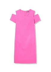 Tommy Hilfiger Women's Plus Size Cold Shoulder Dress HOT Pink