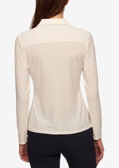 Tommy Hilfiger Women's Point-Collar Blouse - White