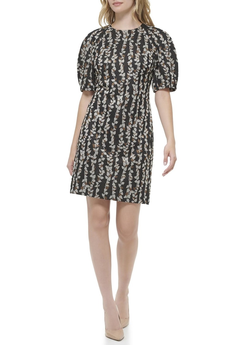 Tommy Hilfiger Women's Puff Sleeve Shift Dress