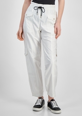 Tommy Hilfiger Women's Pull-On Tie-Waist Cargo Pants - Brt White