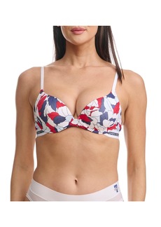 Tommy Hilfiger Women's Push Up with Strappy Bra HERITGCAMOFLRBW