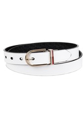 Tommy Hilfiger Women's Reversible Dress Casual Belt - White, Black