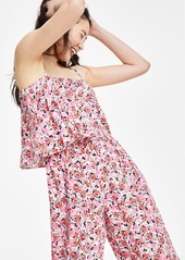 Tommy Hilfiger Women's Sandbar Ditsy-Floral Print Jumpsuit - White
