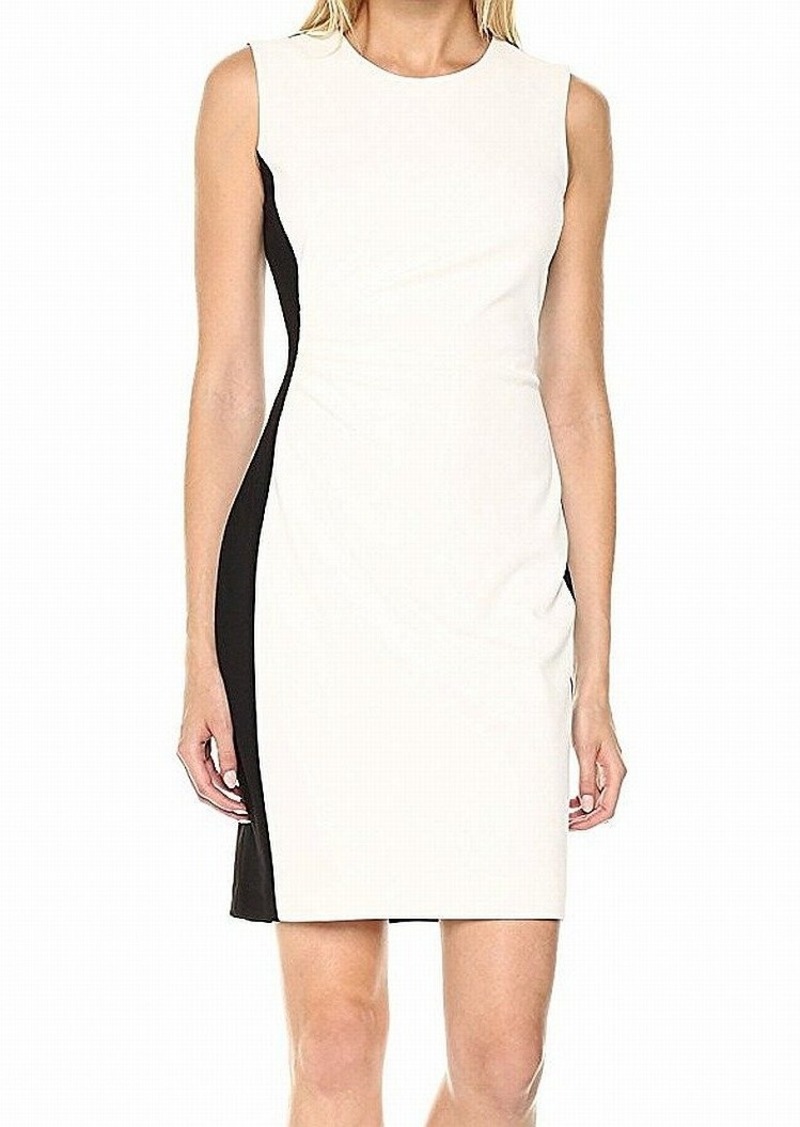 Tommy Hilfiger Women's Scuba Crepe Dress with Side Gathering