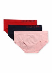 Tommy Hilfiger Women's Seamless Hipster Underwear Panty Multipack  M