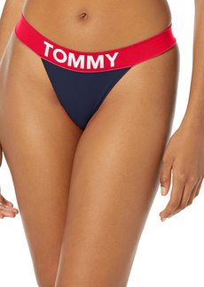 Tommy Hilfiger Women's Seamless Thong Underwear Panty  L