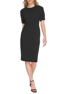 Tommy Hilfiger Women's Short-Sleeve Sheath Dress - Black