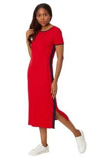 Tommy Hilfiger Women's Short Sleeve Soft Everyday Sport Dress