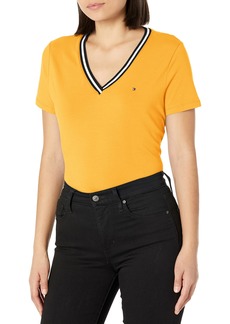 Tommy Hilfiger Women's Short Sleeve V-Neck T-Shirt