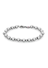 Tommy Hilfiger Women's Silver-Tone Stainless Steel Bead Chain Bracelet