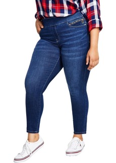 Tommy Hilfiger Women's Skinny Fit Gramercy Denim Jean (Standard and Plus) REM WASH