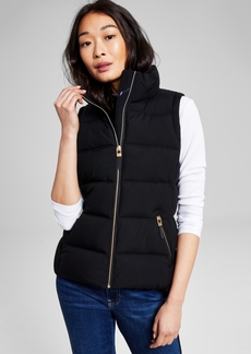 Tommy Hilfiger Women's Stand-Collar Puffer Vest, Created for Macy's - Black