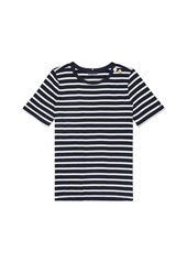 Tommy Hilfiger Women's Adaptive Stripe T-Shirt with Velcro Brand Closure  XL
