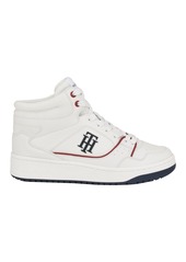 Tommy Hilfiger Women's Terryn Casual Lace-Up High Top Sneakers - White, Red
