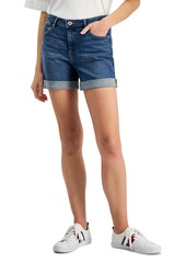 Tommy Hilfiger Women's Th Flex Cuffed Denim Shorts - Pacific Blue