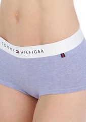 Tommy Hilfiger Women's TH Underwear Cotton Boyshort Panty Denim Heather-Single