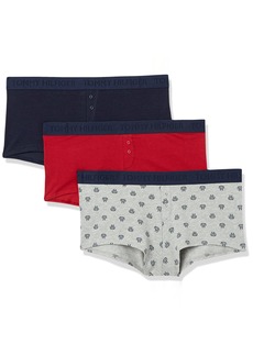 Tommy Hilfiger womens Underwear Cotton Shortie Boyshort Panty 3 Pack Boy Short Panties   US