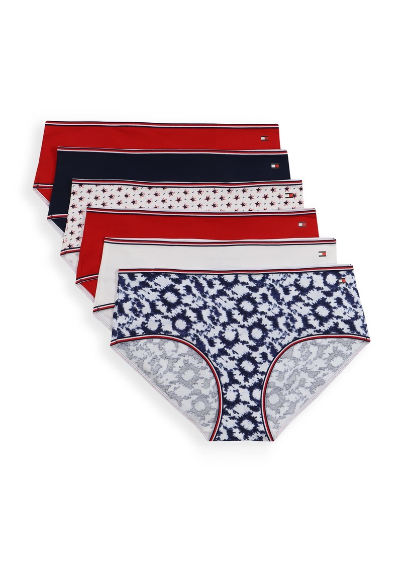 TOMMY HILFIGER Women's 2 Pack Seamless Boyshort Underwear Panty Size S/M/L/XL