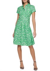 Tommy Hilfiger Women's Windblown Daisy Shirt Dress