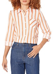 Tommy Hilfiger womens Women's Sportswear Roll Tab Top T Shirt   US