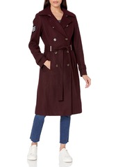 Tommy Hilfiger Women's Wool Blend Military Coat