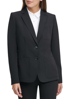 Tommy Hilfiger Women's Work One Button Blazer Jackets