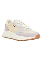 Tommy Hilfiger Women's Zidya Classic Lace Up Jogger Sneakers - Medium Natural