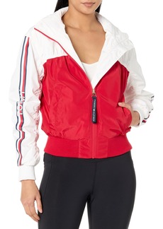 Tommy Hilfiger Women's Zipup Colorblocked Windbreaker Jacket
