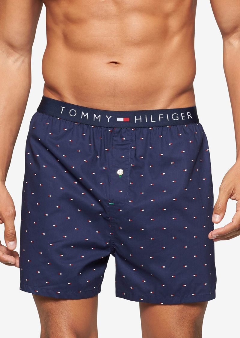Tommy Hilfiger Men's Underwear 2 Pack Woven Boxers