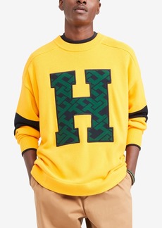 Tommy Hilfiger x Anthony Ramos Men's Varsity-Style Monogram Crewneck Sweater