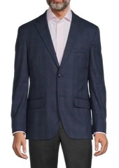 Tommy Hilfiger Two Button Plaid Sportcoat