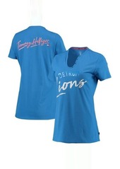 Women's Tommy Hilfiger Blue Detroit Lions Riley V-Neck T-Shirt at Nordstrom