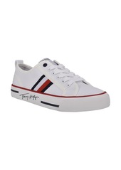 Tommy Hilfiger Glorie Lace-Up Sneaker in White Canvas at Nordstrom