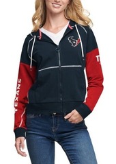 Women's Tommy Hilfiger Navy/Red Houston Texans Color Block Full-Zip Hoodie at Nordstrom