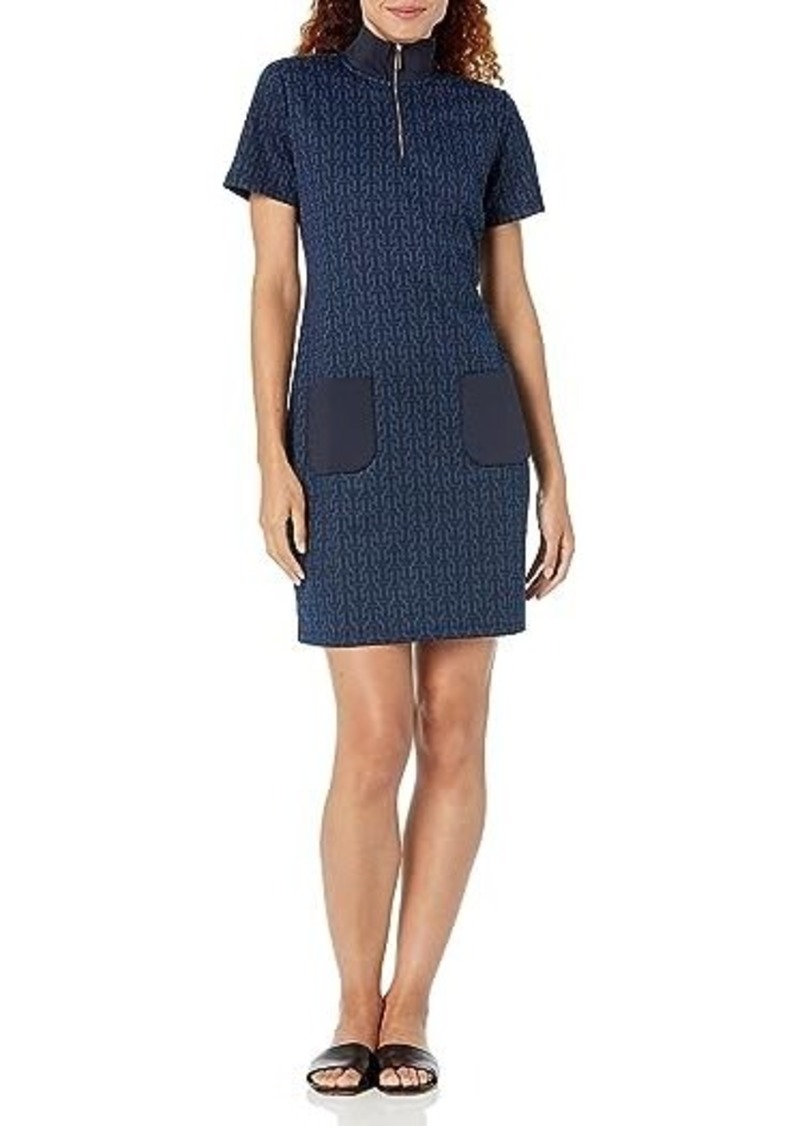 Tommy Hilfiger Zip Jacquard Dress